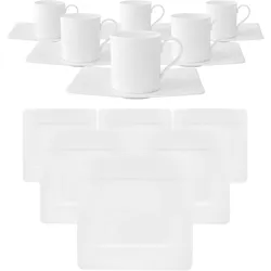 KAFFEESERVICE Modern Grace weiß 18-tlg.