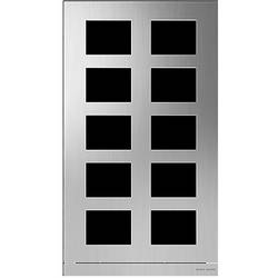 Busch-Jaeger 2TMA220160X0010 Frontplatte 2-Draht Frontblende Edelstahl