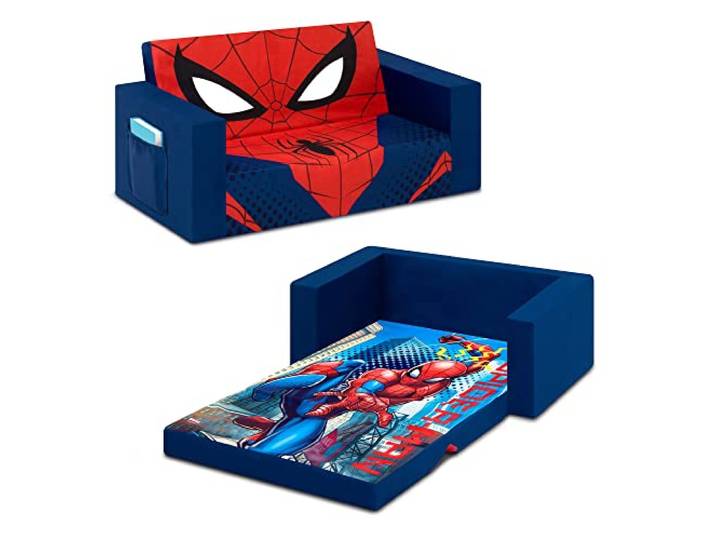 Delta Children Cozee 2-in-1-Schlafsofa für Kinder, Spider-Man