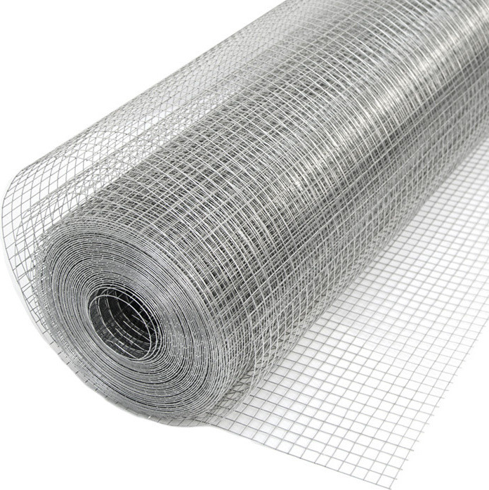 Niederberg Metall Verzinkt Draadgaas Tuinhek, 25 meter, Hoogte: 100 cm, Maaswijdte: 19x19 mm