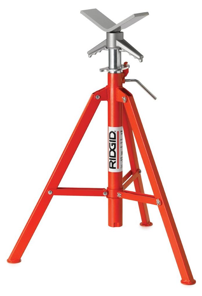 V-Kopf-Rohrständer VF-99, 304,8 mm, klappbar, 1134 kg, rot