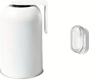 Quick Pick Pro Magnetic 304 Stainless Steel Mouthwash Cup, Non Perforated Toothbrush Holder Set, Toiletries Storage Box white 350ml