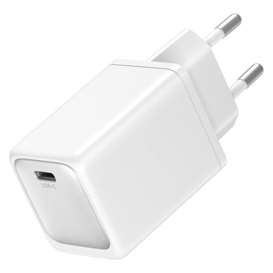 FoneKit GaN PD 45W Power Adapter, USB-C, white (45 W, 1 Port) (6438148059491)