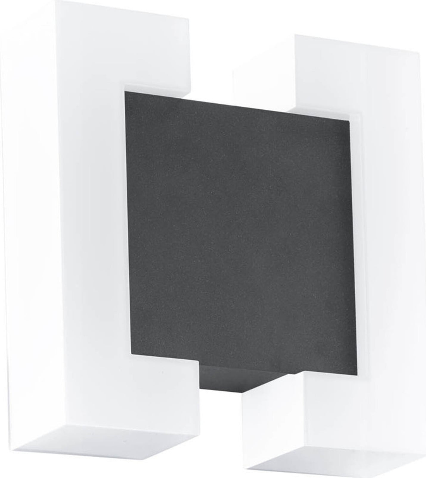 Eglo Sitia Led Buitenlamp Zwart met Wit, Diameter: 18 cm