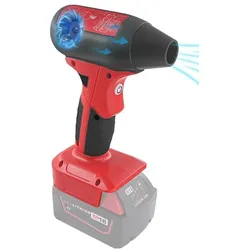 LKD, Laubsauger + Laubbläser, Gebläse/Staubbläser kompatibel mit Black&Decker 18V Akku (Akkubetrieb, Laubbläser)