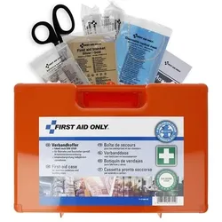 First Aid Only Verbandskasten DIN 13169 orange, 33.9x24.7x12.5 cm
