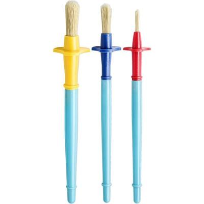 STAEDTLER Kinder-Pinselset Noris junior 989 40, Set mit 3 Pinseln: S, M und L