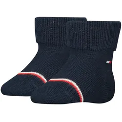 2er Pack TOMMY HILFIGER Baby-Baumwollsocken 001 - navy 19-22
