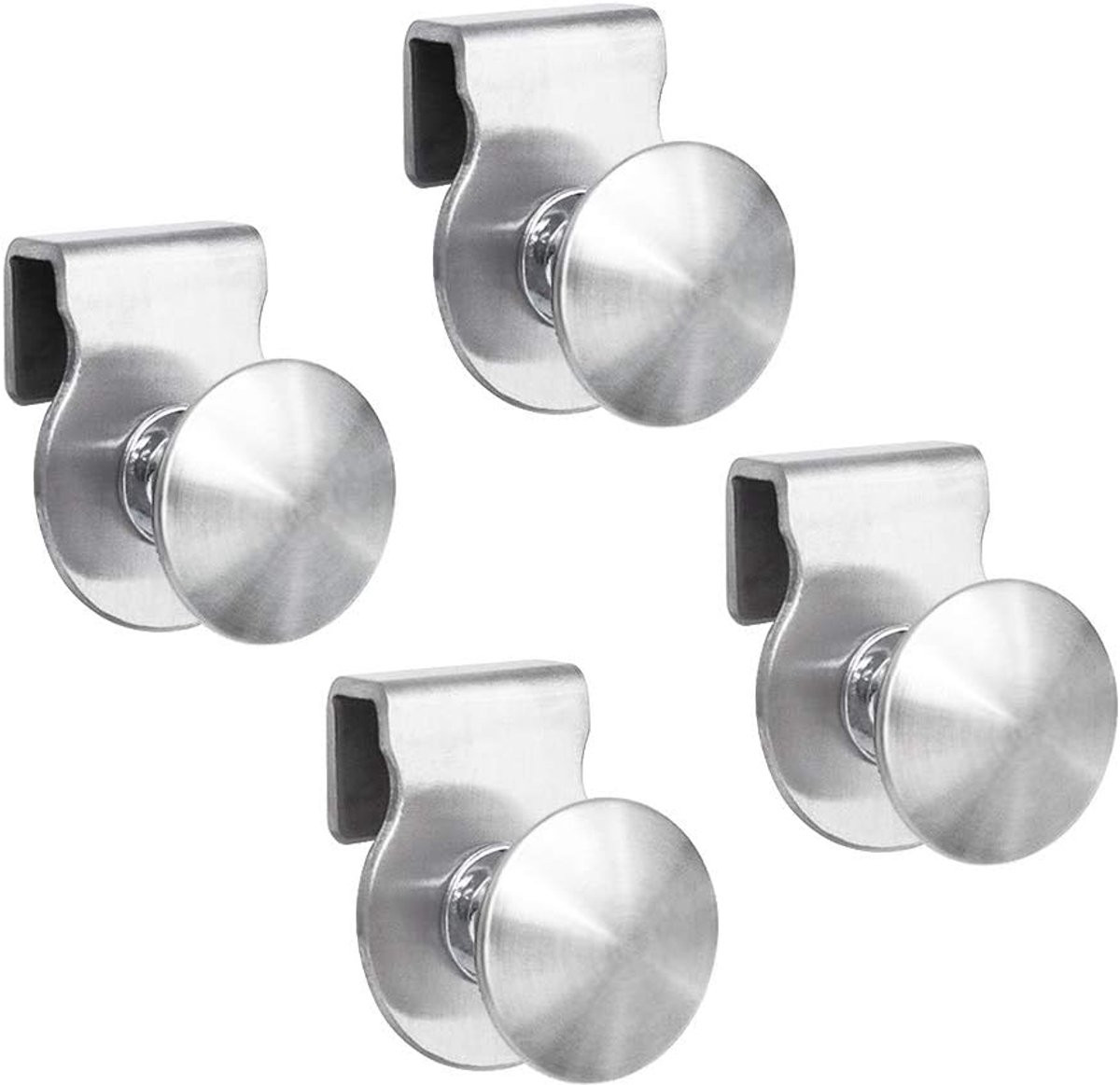 SnelShoppen RVS Glasdeur Klemmen en Handgrepen voor 5-8mm Glas Showcase Meubels en Kasten
