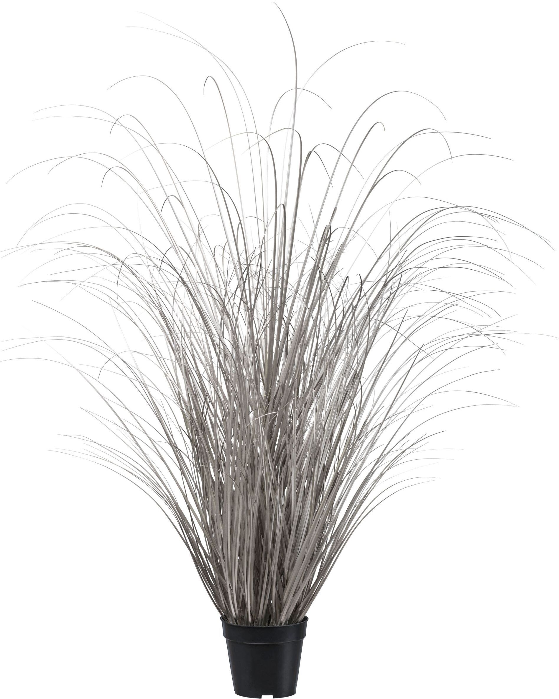 Kunstgras CREATIV GREEN "Gras", silber, H:120cm, Kunststoff, Kunstpflanzen, in moderner Farbgebung