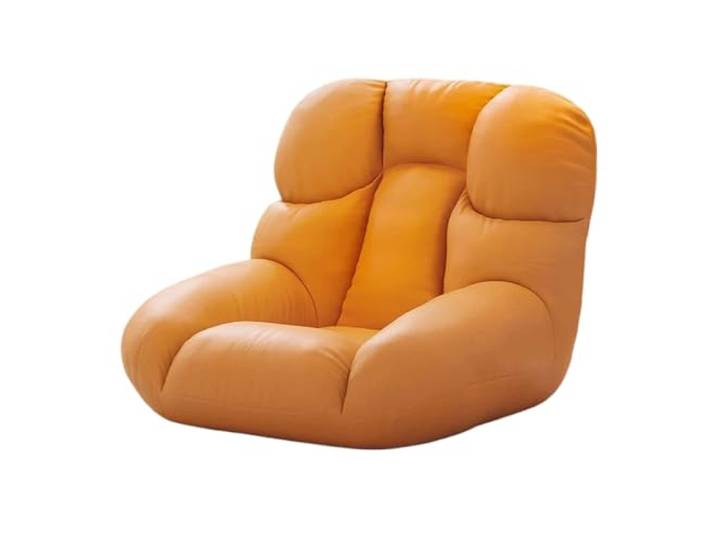 Xumh2024-3 Sitzsack Bay Window Tatami Lazy Sofa Recliner for Schlafen Single Cozy Nest Lounge Chair(Orange)