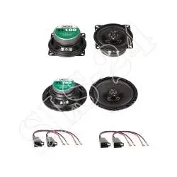 Calearo Diesis EL165 100 Watt Lautsprecher Komplettset VW GOLF 2 + 3 / Bora /...
