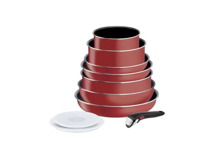 Tefal Ingenio L1529402 Küchenbatterie? 10 Teile, außer Induktion, Nicht -STICK, Made in Frankreich Easy Cook n Clean