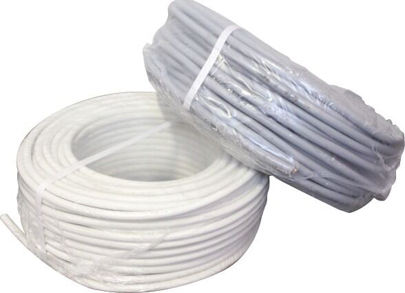 NOTRE SELECTION Câble souple HO5 VV-F 50 m 2 x 1,5 mm² blanc FILS & CABLES 007405 (DPA) Blanc
