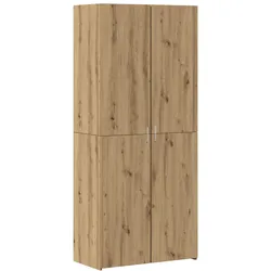 vidaXL Hochboard Artisan Eiche 40x42.5x185 cm Holzwerkstoff