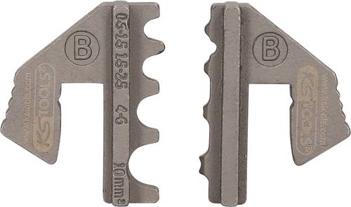 KS Tools Paar Crimp-Einsätze für nicht isolierte Kabelösen, Ø 0,5 - 10mm 115.1416