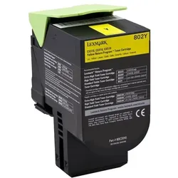 Lexmark 80C20Y0 - toner, yellow (gelb)