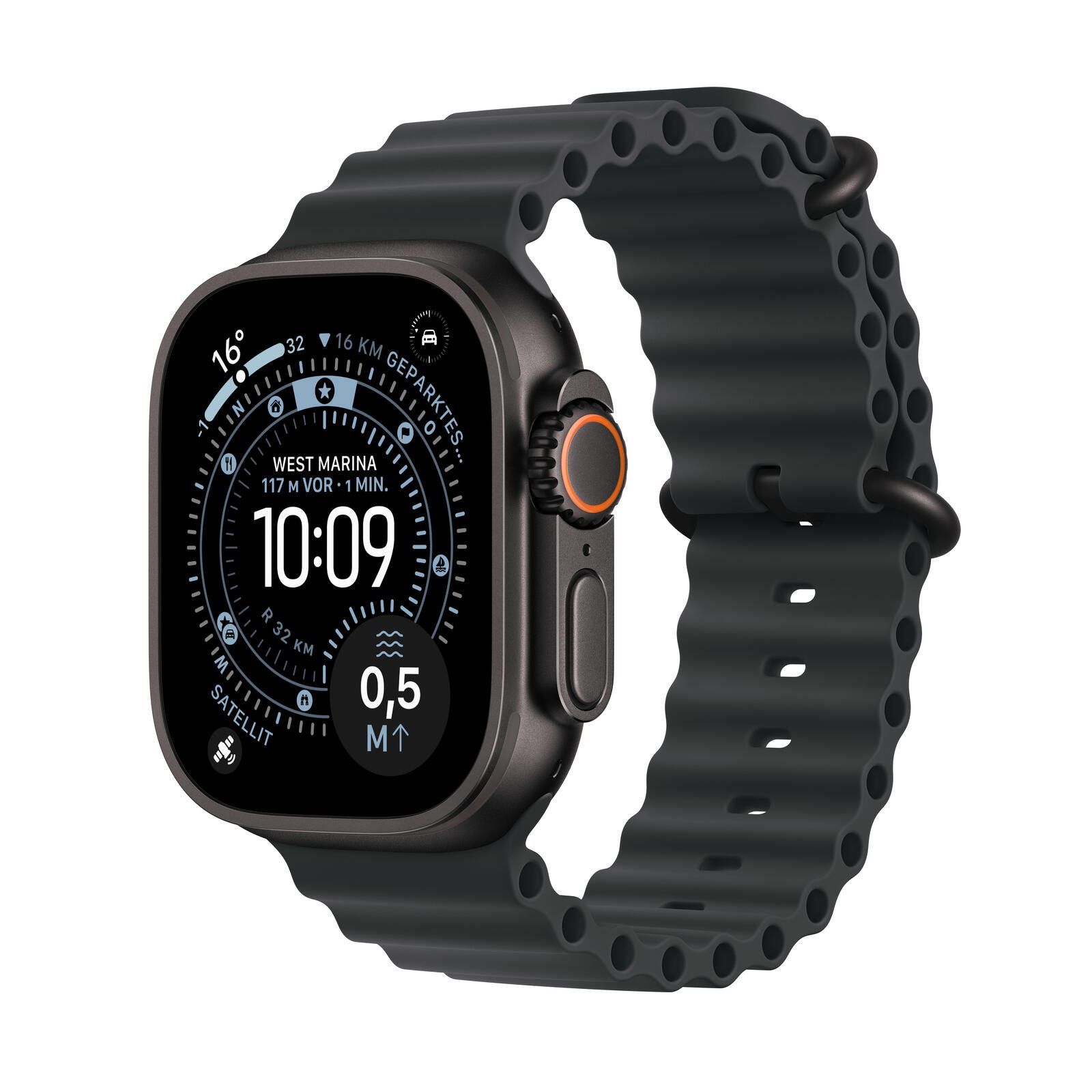 Apple Watch Ultra 3 Titan Schwarz (GPS + Cellular) 49mm MF0J4QF/A