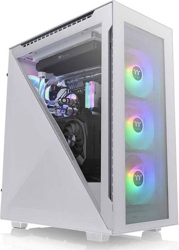 Thermaltake Divider 500 TG ARGB Wit Tower-behuizing