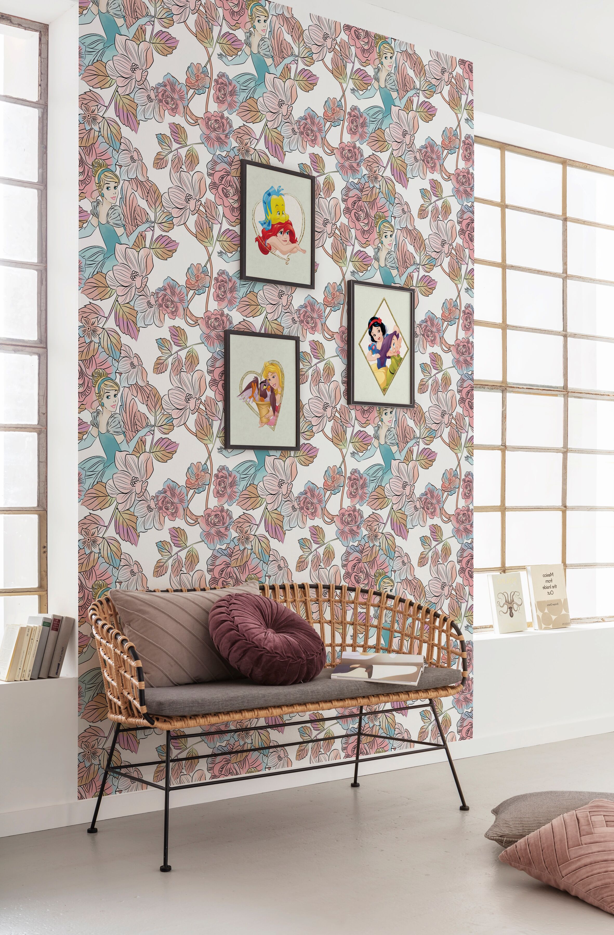 Bild KOMAR "Ariel & Fabius", bunt (farbe bild(er): bunt), B:30cm H:40cm, Holz, Papier, Bilder, Bild, Wandbild zur Dekoration im Kinderzimmer - ohne Rahmen farbe bild(er): bunt B/H/T: 30cm x 40cm, Disney, 1 Stk.