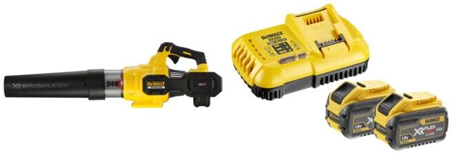 Set DEWALT Akku-Axialgebläse 54V (Basisversion)+2x Akku 54V 162Wh + DCB118