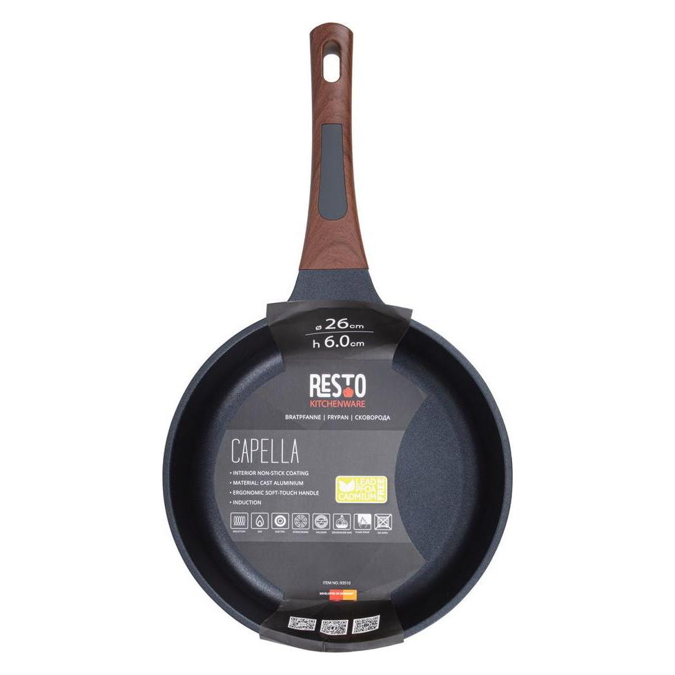 Resto FRYPAN D26 H6.0CM/93510 (Bratpfanne, Aluminium, 26 x 6 cm) (93510)