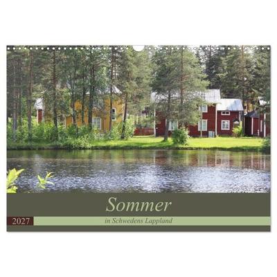 Sommer in Schwedens Lappland (Wandkalender 2027 DIN A3 quer), CALVENDO Monatskalender