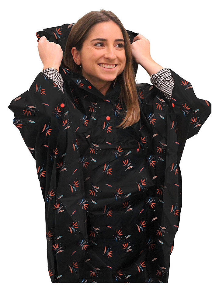 SMATI Regenponcho in Schwarz - onesize