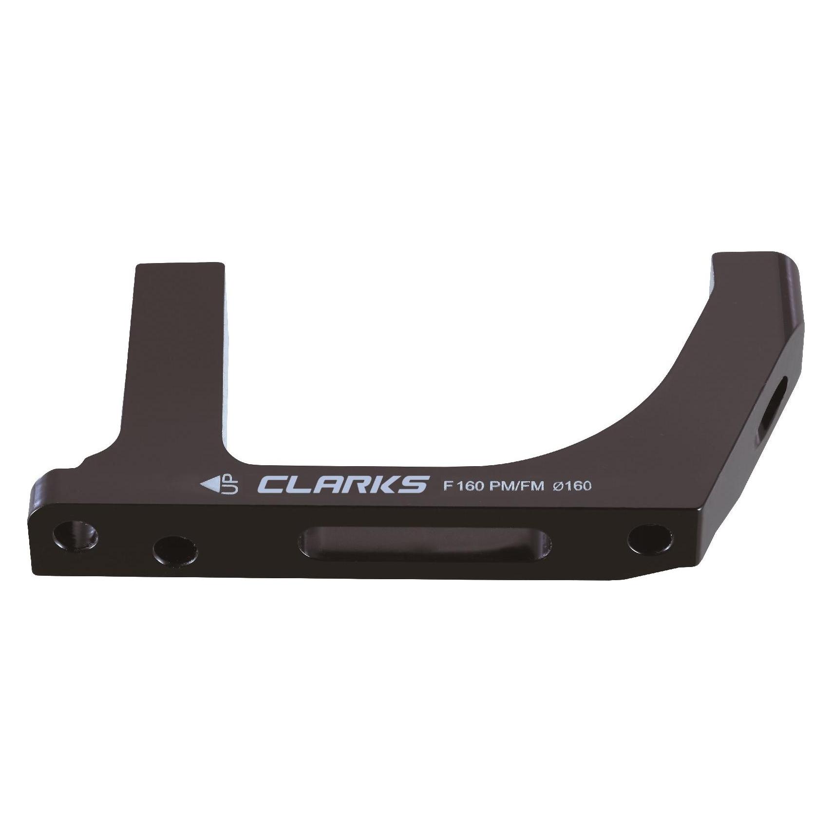 Clarks 160-mm-Scheibenbremsen-Montageadapter, flache Montage auf Post-Mount, vorne (511044)
