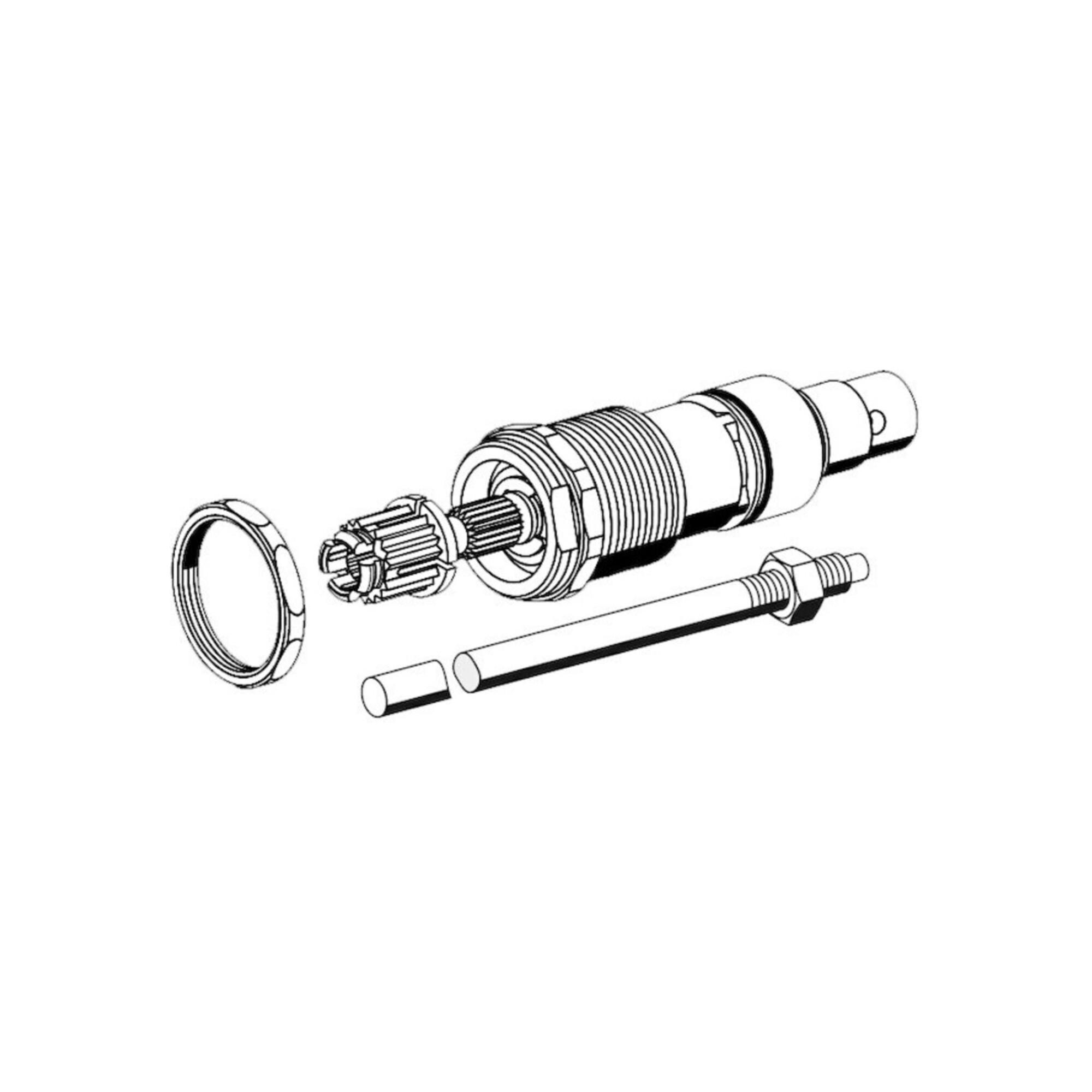 Schell Oberteil POLAR II Set, m Spin. 488mm lang und Ablänghilfe (222350099)