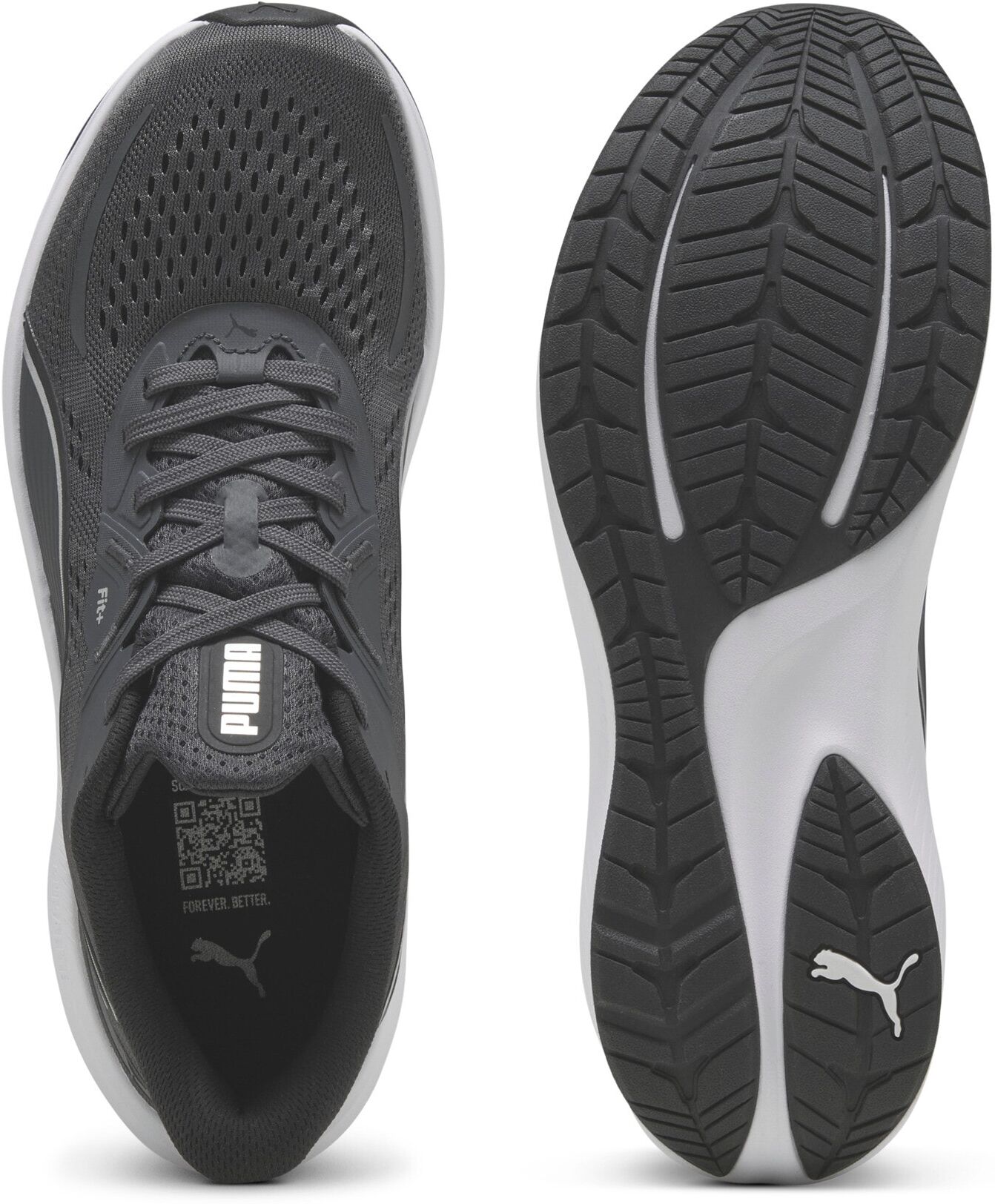 Laufschuh PUMA "SKYROCKET LITE 2", Damen, Gr. 47, Textil, silber (dusky gray, puma silber), Schuhe Laufschuh, für sportliche Aktivitäten, mit SOFTFOAM+ Innensohle