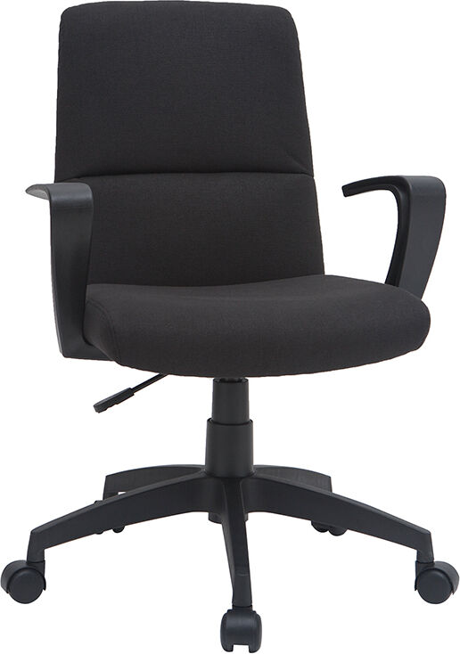 Miliboo Designer-Bürostuhl schwarz Stoff CHUCK