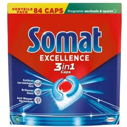 Somat Spülmaschinen-Tabs »Excellence 3in1« 84 Caps rot
