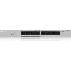 Zyxel GS1200-8HP: 8Port-PoE+-Switch, V2 (8 Ports), Netzwerk Switch, Grau