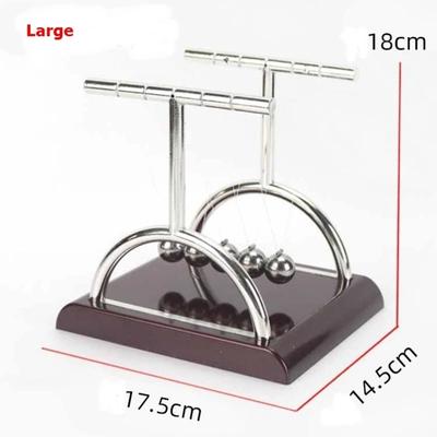 ModernMart Newton Pendulum Ball: Rotating Perpetual Motion Physics Toy For Home Decor M2
