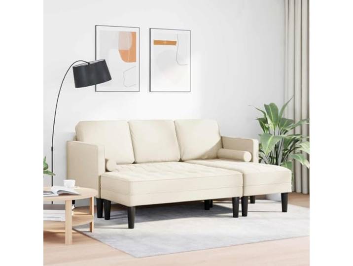 KTHLBRH Sofa-Set, modular, 5-Sitzer, Stoff, Polyester Gestell aus Holz, flache Armlehnen, einfache Montage, 2 Stück