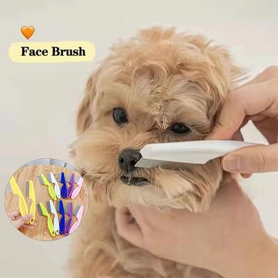 Uplifted Trends Pet Hair Shedding Comb Stainless Steel Flea Comb For Cat And Dog Grooming purple m