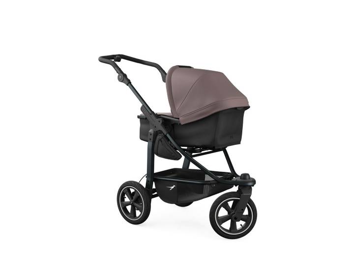 TFK Kombikinderwagen mono3 2-in-1 Kombikinderwagen, Braun, 3-teilig, 57x111x120 cm, Feststellbremse, Fußstütze abklappbar, Federung, kugelgelagerte Räder, 5-Punkte-Gurt, Doppelbremse, Handbremse, für Babyschale geeignet, Griff in Lederoptik, Transportsicherung, mit Tragegriff, Sitz umsetzbar, erweiterbar Geschwister, Reflektorstreifen, abnehmbarer Schutzbügel, Wanne umbaubar zu Sportsitz,5-Punkt-Gurt, Gurtschoner, Schutzbügel abnehmbar, umsetzbar,Matratze, Babywannendecke Magnetknöpfen, Baby on Tour, Kinderwagen, Kombikinderwagen