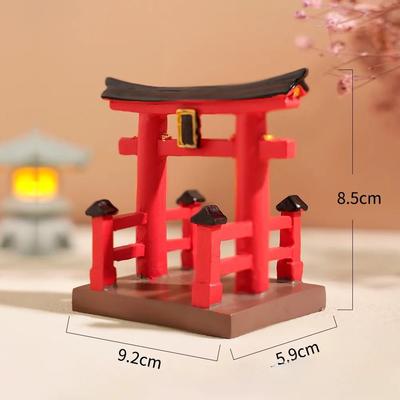 Inspired Living Mini Japanese Torii Gate Aquarium & Zen Garden Ornament liangbu r