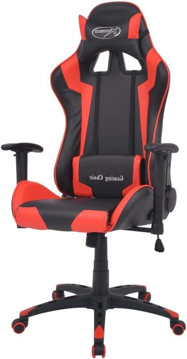 Ergonomische Gamingstoel in Kunstleer - Rood