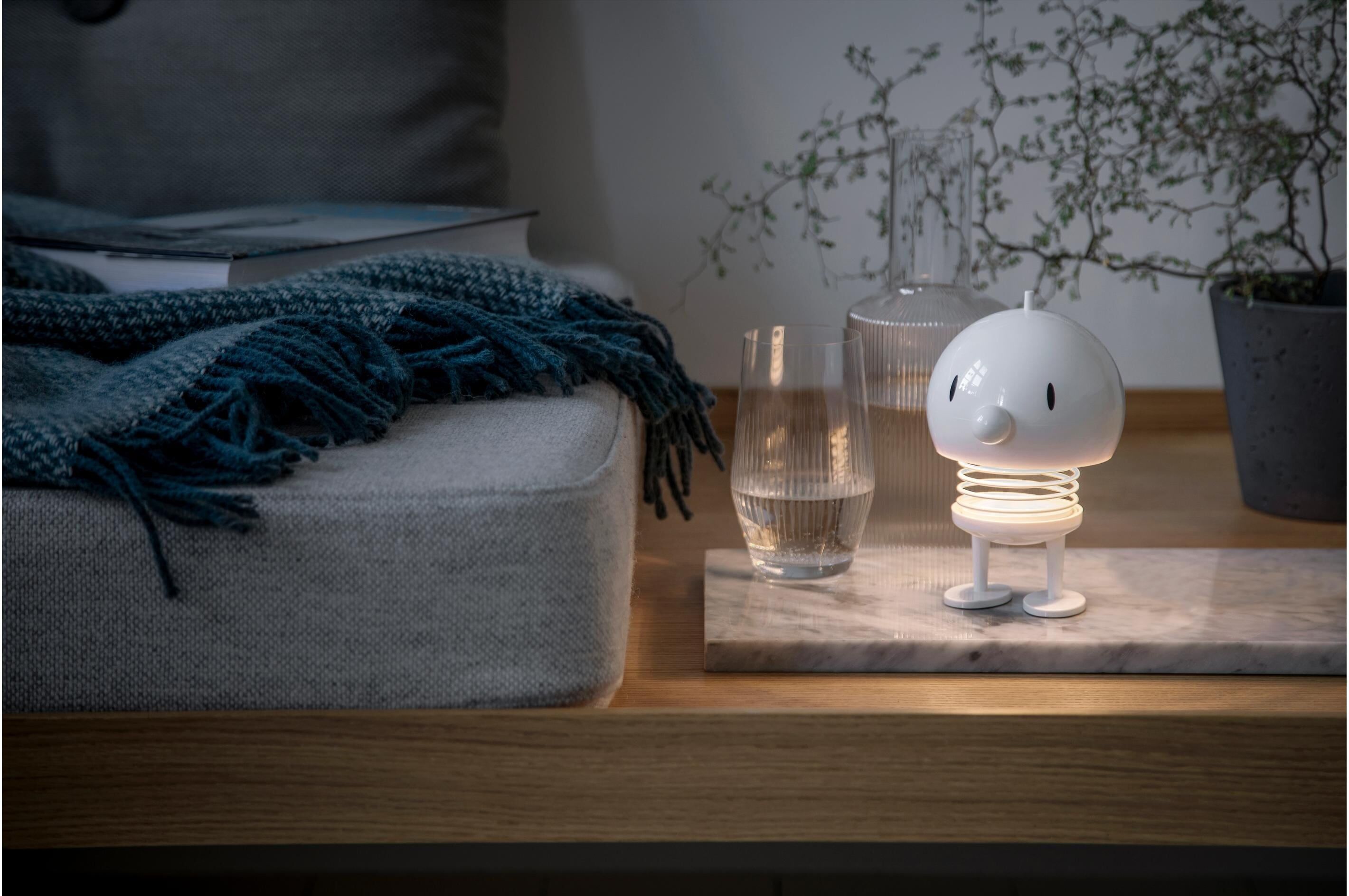 HOPTIMIST LED Tischleuchte "L", weiss (weiß), Ø 10cm H: 15cm, Leuchten, LED Tischleuchte weiß Ø 10cm H: 15cm