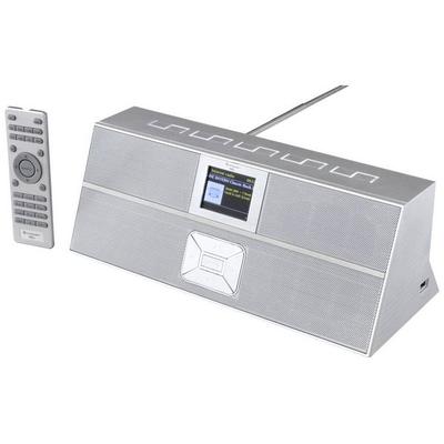 soundmaster IR3300SI Internet Tischradio Internet, DAB+, UKW AUX, Bluetooth®, DLNA, USB, WLAN, Internetradio DLNA-fähig, Freisprechfunktion, Inkl. -