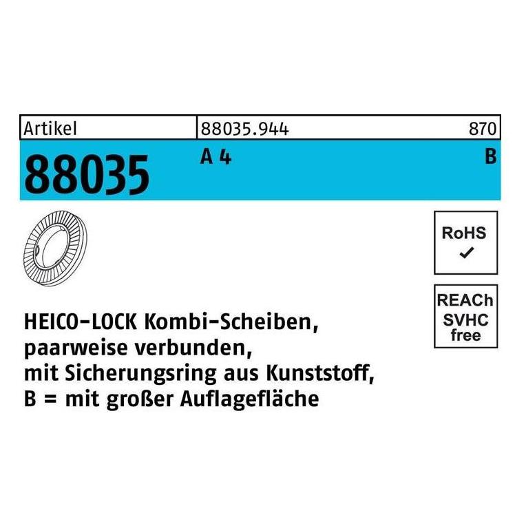 Heico Kombischeibe R 88035 HKB- 8S A 4 (880359440080000)
