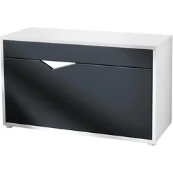 SCHUHSCHRANK Kolmio Schwarz matt