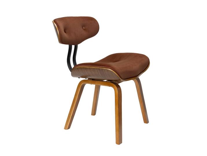 Dutchbone Blackwood Stuhl Braun, Neu – Perfekt für Büro und Empfang