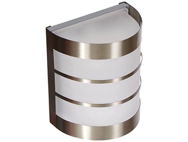 Philips Calgary Buitenwandlamp - Roestvrij staal - 60 W - Warmwit licht - Spatwaterdicht - Geïntegreerde LED-lamp