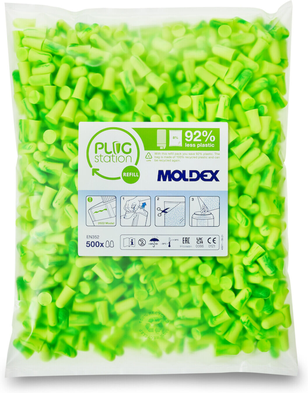 MOLDEX Nachfüllpack Pura-Fit, 500 Paar (776001)