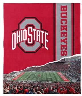 NCAA Big Ten Fanatic Microfiber Beach Towel