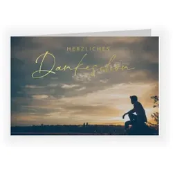Dankeskarte Jugendweihe: Großes Foto mit Fotos