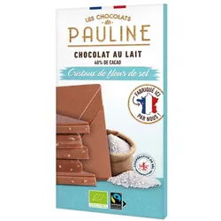 Milkchocolate 40% Cacao - Fleur de sel 80g
